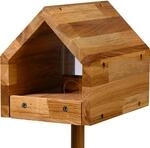 LUXUS-VOGELHAUS 46601e Vogelfutterhaus "Bauhaus III" - Futterhaus aus Massivholz -