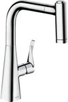 hansgrohe Metris Einhebel-K&uuml;chenarmatur, Komfort-H&ouml;he 220 mm, Ausziehbrause,...