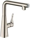 hansgrohe Metris Select Einhebel-K&uuml;chenarmatur, Komfort-H&ouml;he 260 mm, Edelstahl