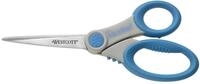 Westcott E-30781 00 Microban Softgrip Schere, 21 cm, blau-grau