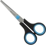 Westcott E-30250 00 Easy-, Softgrip Schere, rostfreie Klingen, blau-schwarzer