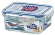LocknLock Frischhaltedose 180 ml | 10,8 x 8,8 x 4,8 cm | 100% luft- und wasserdichte