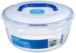 LocknLock PP Classic Frischhaltedose rund mit Griff, 5 L, &Oslash; 28,5 x 12,8 cm,...