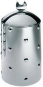 Alessi CB01 KALISTO' 1 K&uuml;chendose aus Edelstahl mit Knopf aus Aluminium, Silber, 1"