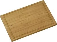 WMF Schneidebrett Bambus natur, 38 x 25 x 1,9 cm, Hackbrett, Bambus Brett, Holzbrett