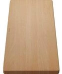 BLANCO Schneidbrett aus massiver Buche | 540 x 260 mm | F&uuml;r Sp&uuml;len und Becken mit