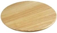 Zassenhaus 50271 Drehplatte, Durchmesser 40 cm, Gummibaumholz hell, braun