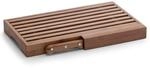 Zeller 25225 Brotschneidebrett m. Messer, Bambus, ca. 39,5x23,5x4 cm, Sonstige