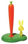 Alessi "BUNNY & CARROT" K&uuml;chenrollenhalter aus thermoplastischem Harz, gr&uuml;n, 29,4cm