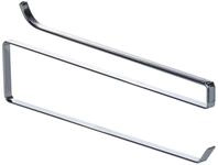 WENKO Regaleinbau K&uuml;chenrollenhalter, verchromtes Metall, 31 x 10 x 1 cm,...