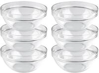 Luminarc, Serie Empilable, Sch&uuml;ssel 17 cm, im 6-er Set, stapelbare Obstschalen,
