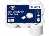 Tork SmartOne Toilettenpapier Weiß T8, Advanced, 2-lagig, 6 × 1.150 Blatt,...