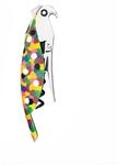 Alessi AAM32 1 Parrot - Proust, Sommelier-Korkenzieher aus Gu&szlig;aluminium und PC.