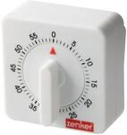 Zenker 41921 Kurzzeitwecker max. 60 min, Patisserie, Weiss/Opulenter Garten