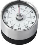 cilio K&uuml;chentimer Pure, mechanischer Kurzzeitwecker, Edelstahl