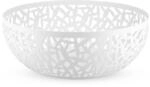 Alessi MSA04/29 W Cactus, Obstschale aus Stahl, super wei&szlig;