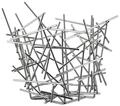 Alessi Blow Up Zitruskorb aus Edelstahl, 36 cm x 35 cm x 31,5 cm, Silber