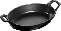 STAUB Ofenform/Servierplatte/Auflaufform, oval mit 2 Griffen, 28 cm, 1,6 L,
