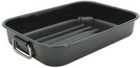 Kr&uuml;ger Emaille Grill- und Auflaufform 40 x 29 cm | Mit Edelstahlgriffen | 6...