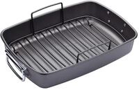 MasterClass Deep Roasting Tin mit Rack, Bratgeschirr f&uuml;r Backofen und Herd,...