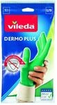 Vileda Dermo Plus/Sanft & Schonend Gummihandschuhe, latexfrei, Gr&ouml;&szlig;e L, 1 Paar ,