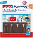 tesa Powerstrips Vario-Gardinenhaken / Selbstklebende Gardinenhaken von tesa -...