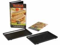 Tefal Snack Collection Box| XA8003 | mit 2 Panini-Grillplatten + Rezeptbuch 