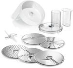 Bosch VeggieLove-Set MUZ5VL1, Durchlaufschnitzler mit 5 Scheiben