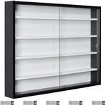 Inter Link - Sammlervitrine - H&auml;ngevitrine - Wandregal - Glasvitrine - Wandvitrine -