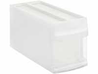 Rotho Systemix Schubladenbox 1 Schub, Kunststoff (PP) BPA-frei, transparent, S...