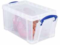 Really Useful Box 8 Liter Stapelbox Aufbewahrungsbox, transparent