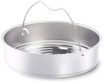 Fissler 610-300-00-820/0 Einsatz ungelocht 22 cm mit Dreibein, Edelstahl