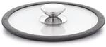 Berndes Topfdeckel 20 cm, Glasdeckel mit Silikonrand, passend f&uuml;r Topf und...