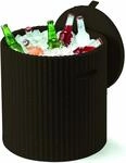 Keter Cool Stool &ndash; 39L K&uuml;hlbox & Sitzhocker in einem, Wetterfester...