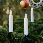 hellum LED Lichterkette, Made in Germany, Christbaumbeleuchtung mit Clip, 20 Lichter,