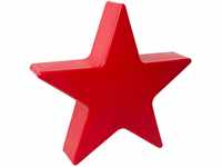 8 seasons design | Rote Dekoration Stern Leuchte Shining Star mini (E27, Ø 40...