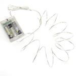 Konstsmide Micro LED Lichterkette, 6h Timer, 40 warm wei&szlig;e Dioden,