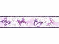 A.S. Création selbstklebende Bordüre Stick ups Schmetterlinge 5,00 m x 0,10 m...