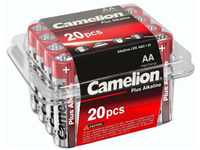 Camelion 11102006 - Batterien Plus Alkaline AA / LR6, 20 Stück, Kapazität...