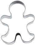 St&auml;dter Ausstechform Lebkuchenmann ca. 7,5 cm, Silber