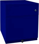 Bisley Rollcontainer Note mit Griffleiste, 1 Universalschublade, 1 HR-Schublade,