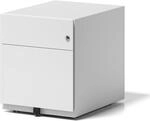 BISLEY Rollcontainer Note mit Griffleiste, 1 Universalschublade, 1 HR-Schublade,