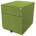 BISLEY Rollcontainer Note mit Griffleiste, 1 Universalschublade, 1 HR-Schublade,