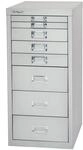 BISLEY MultiDrawer, 29er Serie, DIN A4, 8 Schubladen, Metall, 355 Silber, 38 x...