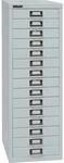 BISLEY MultiDrawer, 39er Serie, DIN A4, 15 Schubladen, Metall, 670 Kardinalrot,...