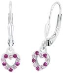 Prinzessin Lillifee Ohrh&auml;nger 925 Sterling Silber M&auml;dchen Kinder Ohrschmuck, mit