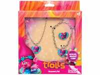 Joy ToyTrolls 65176 - Poppy Metallschmuck Set: Armband, Kette und Ring in