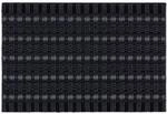 Astra Wetterfeste Fu&szlig;matte Au&szlig;en - Schwarz/Anthrazit 40x60cm - Robuste T&uuml;rmatte