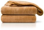 Amago - Kuscheldecke, Cashmere-Feeling, 180 x 220 cm - Sand