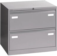 BISLEY Light H&auml;ngeregistraturschrank, doppelbahnig, DIN A4, 2 HR-Schubladen, Metall,